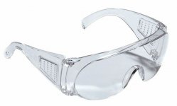 Suojalasit 3M Visitor kirkas Silmälasien päälle