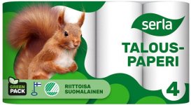Talouspaperi Serla valkoinen 20rll