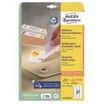 Tarra avery l4737 63.5x29.6mm irt 675kpl