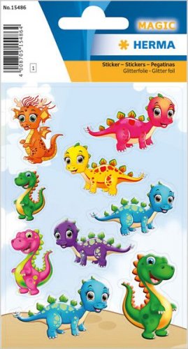 Tarra Herma pienet dinosaurukset 9 tarraa