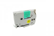 Tarranauha 12mmx8m mu/vi Brother P-Touch yhteensopiva