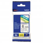 Teippi Brother tze-211 6 mm musta/valk