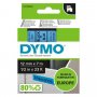 Tarranauha dymo d1 12mm x 7m musta/sininen