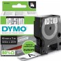 Tarranauha dymo d1 19mm x 7m musta/valkoinen
