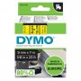 Tarranauha dymo d1 9mm x 7m musta/keltainen
