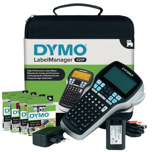 Tarratulostin Dymo® labelmanager™ 420p + 4 teippirullaa valuepack