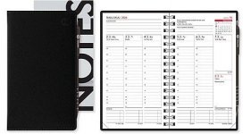 Taskukalenteri 2026 Leader musta