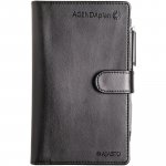 Ajasto agenda plan 85x162mm musta