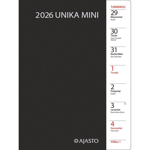 Ajasto unika mini a6 musta, hinta 18,21€