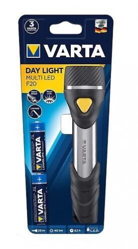 Paristot Varta Day Light F20 Led-Taskulamppu sis., 40 lm