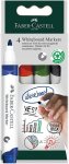 Taulukynäsarja Faber-Castell pyöreä 4-väriä valkotaululle