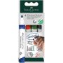 Taulukynäsarja Faber-Castell pyöreä 4-väriä valkotaululle