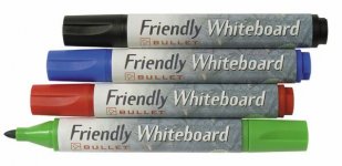 Markkeri Friendly pyöreä 4-värisrj valkotaulutussi