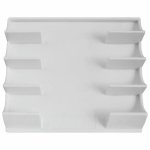 Taulukynäteline 4-osainen magneetilla, valkoinen