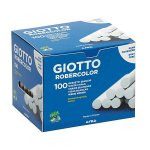 Taululiitu Giotto Robercolor valkoinen pölyämätön 100kpl