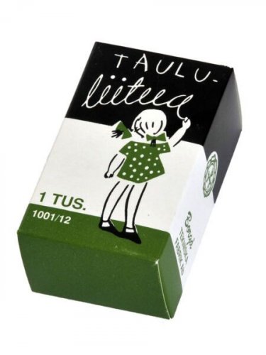 Taululiitu valkoinen 4-kulmainen