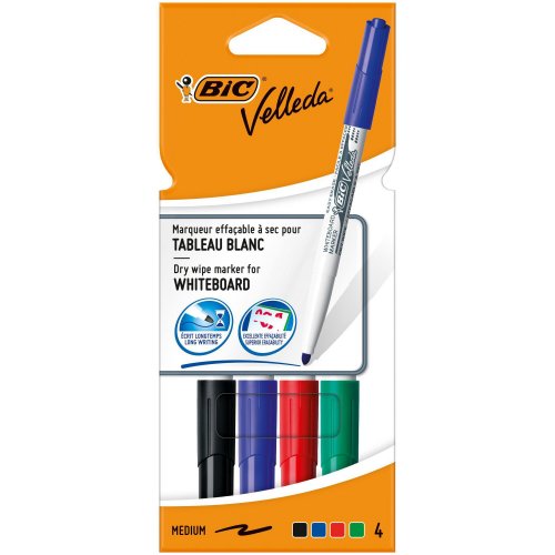 Taulutussi Bic 1741 pyöreä 1,4mm värilajitelma 4kpl
