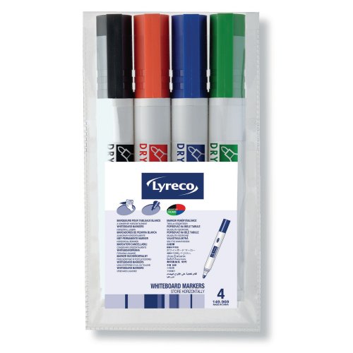 Taulutussi Lyreco pyöreä 1,5-3mm värilajitelma 4kpl