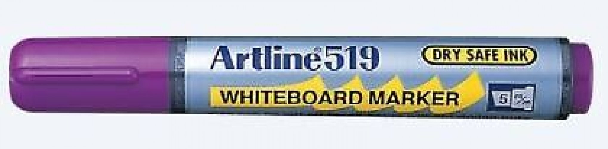 Valkotaulutussi Artline EK-519 viisto lila 2-5mm