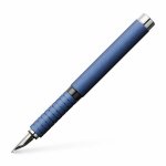 Täytekynä Faber-Castell Essentio. Aluminium M sininen