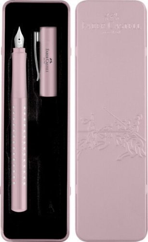 Täytekynä Faber-Castell Sparkle M rose