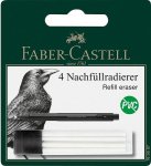 Täyttöpakkaus Faber-Castell pyyhekumikynään 4 kumia/pak