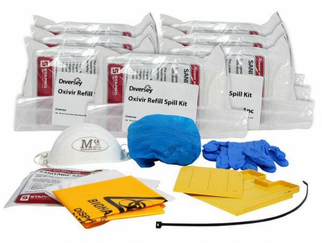 Täyttöpakkaus Oxivir Refill Spill Kit 4x2kpl