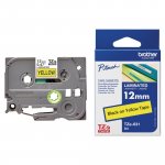 Teippi Brother tze-631 12 mm musta/kelt