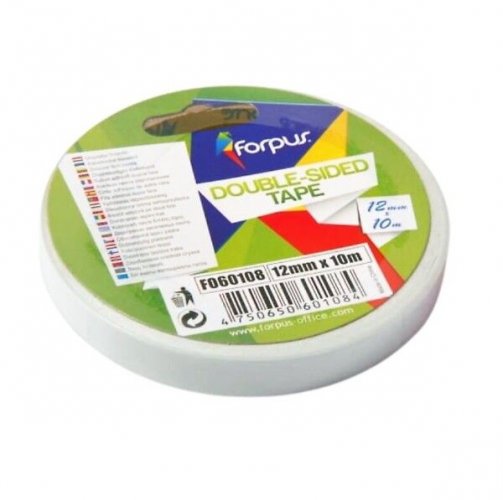 Teippi Kaksipuolinen Forpus 10mx12mm