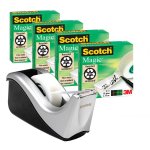 Teippi Scotch® 810 magic™ ja c60 teline hopea 4kpl