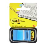 Teippimerkki 3M Post-it Index 680-2 sininen 25,4x43,2mm 50kpl