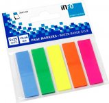 Teippimerkki Info Notes 12x44mm 5-väriä 5x25/pkt