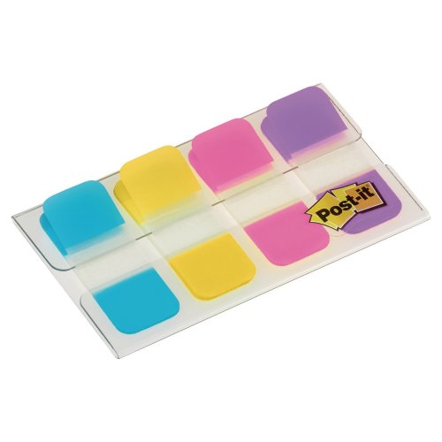 Teippimerkki Post-it® index strong 15,8 x 38,1mm värilajitelma 4kpl
