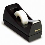 Teippiteline 3M Scotch C-38 uusimuovia, musta