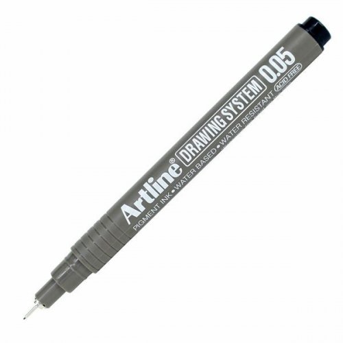 Tekninen piirustuskynä EK-2305 DrawingSystem 0,05mm musta