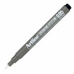 Tekninen piirustuskynä EK-2305 DrawingSystem 0,05mm musta