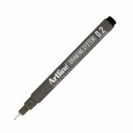 Tekninen piirustuskynä EK-232 DrawingSystem 0,2mm musta