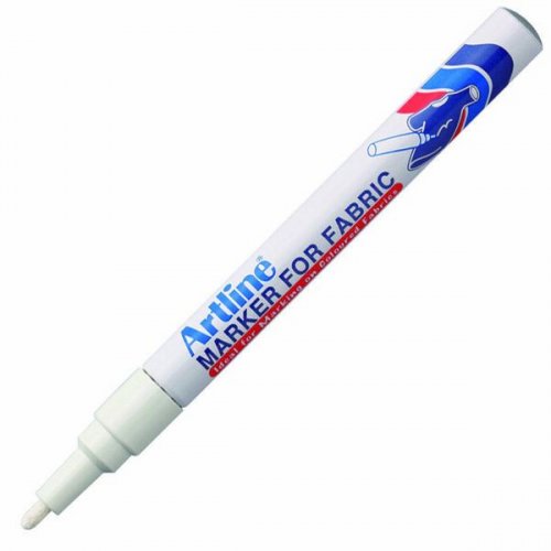 Tekstiilikynä Artline EKC-1 valkoinen 1,2mm pyöreä kärki