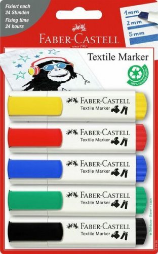 Tekstiilikynä FC 5 värin sarja