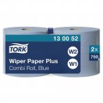 Paperipyyhe tork 130052 plus sininen 2kpl
