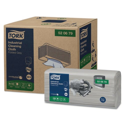Teollisuuspuhdistusliina Tork® 520679 harmaa 120kpl