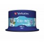 Tietolevy Verbatim CD-R 700MB 52x,80min 50 Spindle Printable