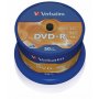 Tietolevy Verbatim DVD-R 4,7GB 16x 50 kpl spindle
