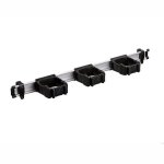 Toolflex välinepidinpaketti 50cm kisko+3 välinepidin musta