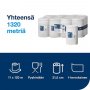 Tork Advanced Mini -vetopyyhe M1 1-krs. valkoinen 120m 11rll