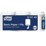 Tork Basic -vetopyyhe M2 1-krs. valkoinen 300m 6rll