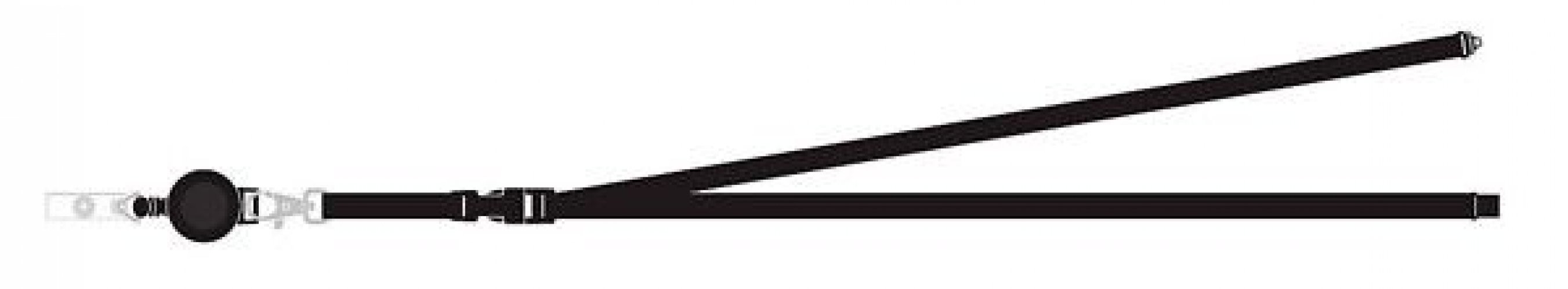 Turvakaulanauha Jojolla musta 10mmx45cm