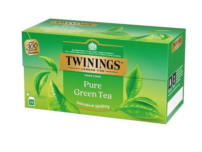 Twinings vihreä tee Pure teepussi 25 pss 12pkt/ltk