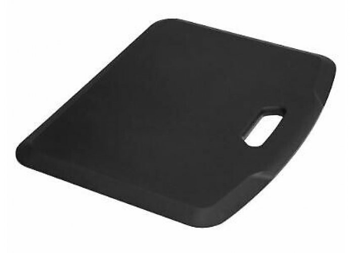 Työpistematto kantokahvalla 640x515x21mm tummanharmaa