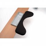 Työpöytään 8805 symmetrinen lycra musta kyynärtuki